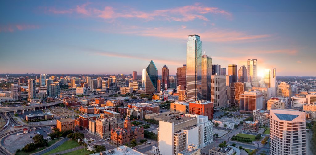 skyline of Dallas Texas
