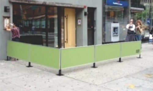 Sidewalk Barriers | Branded Cafe Barriers | Sidewalk Cafe Barricades |(19)