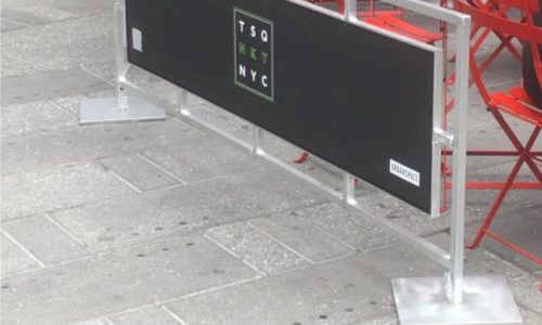 Sidewalk Barriers | Branded Cafe Barriers | Sidewalk Cafe Barricades |(7)