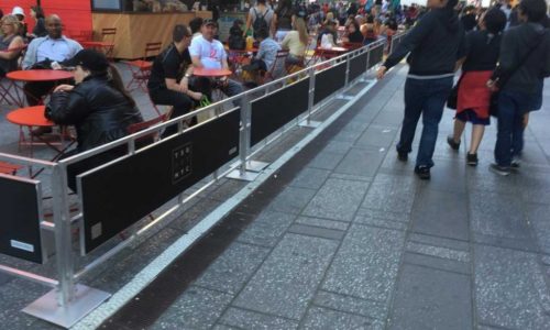 Sidewalk Cafe Barriers | New York City Signs & Awnings | Style C (1)