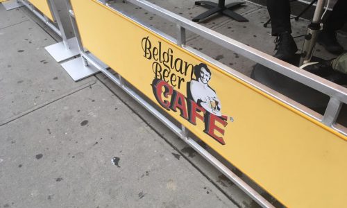 Sidewalk Cafe Barriers | New York City Signs & Awnings | Style C (2)