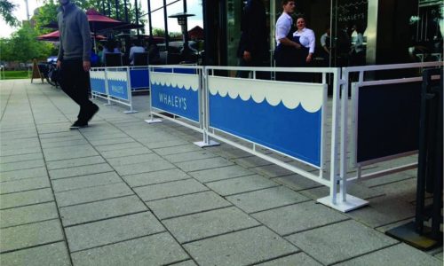 Sidewalk Cafe Barriers | New York City Signs & Awnings | Style C (3)